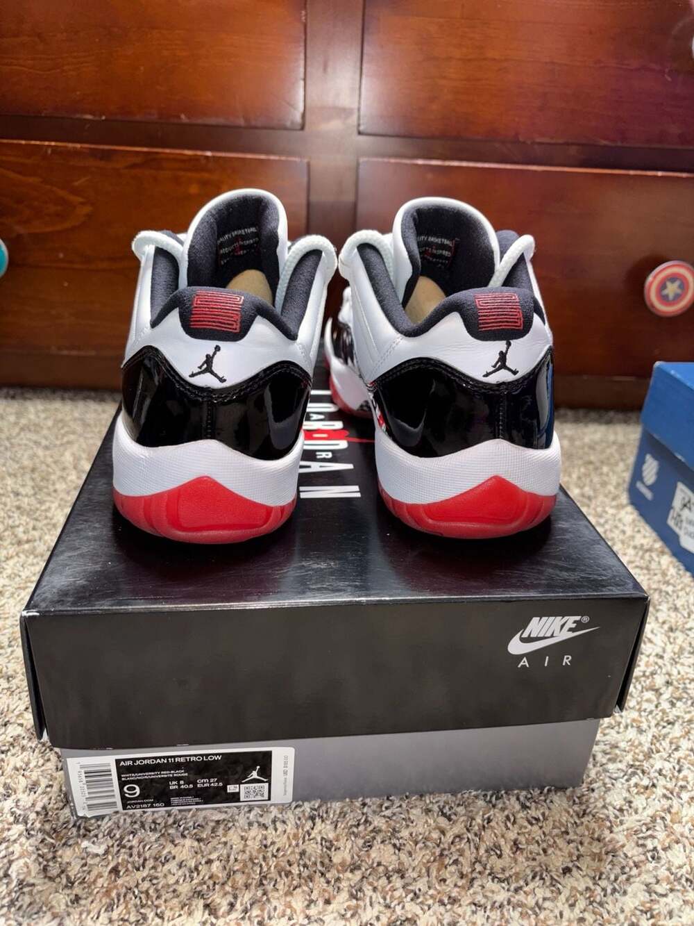 Air Jordan 11 Retro Low 'Concord Bred' (AV2187-160) - Picture 6 of 8